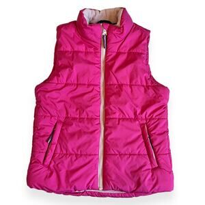 Amazon Essentials Pink Puffer Vest XL Girls
